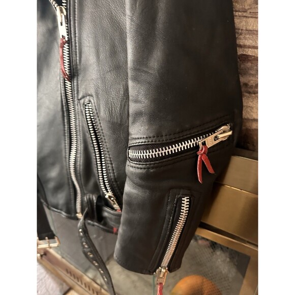 vintage leather jacket drag specialties Size 10 - Picture 7 of 16